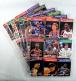1990 NBA Hoops Collect-A-Books Complete Set Series 1-4 Minus Boxes. All 48