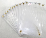 (10) Acrylic Screwdown Card Holders. Used But In Very Good Condition Only F