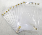 (10) Acrylic Screwdown Card Holders. Used But In Very Good Condition Only F