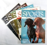 (5) 1955 Sports Illustrated Magazines Very Good Conditons