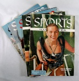 (5) 1955 Sports Illustrated Magazines Very Good Conditons