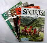 (5) 1955 Sports Illustrated Magazines Very Good Conditons