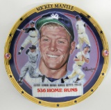 1995 The Hamilton Collection Mickey Mantle Collector Plate 