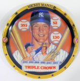 1995 The Hamilton Collection Mickey Mantle Collector Plate 