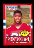 1985 Topps ROOKIE Football Card #75 Rookie Hall of Famer Reggie White Memph