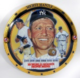 1995 The Hamilton Collection Mickey Mantle Collector Plate 