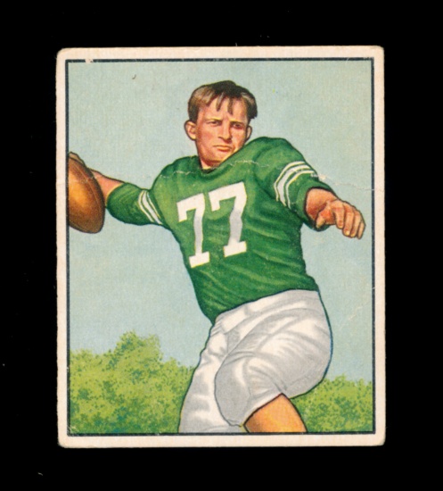 1950 Bowman Football Card #114 Chet Mutryn Baltimore Colts.