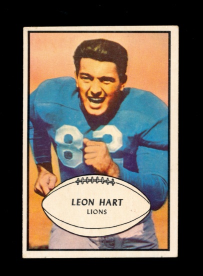 1953 Bowman Football Card #31 Leon Hart Detroit Lions.