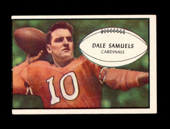 1953 Bowman Football Card #33 Dale Samuels Chicago Cardinals.
