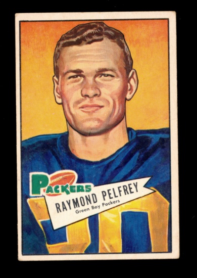 1952 Bowman Large Football Card #106 Ray Pelfrey Green Bay Packers.