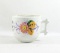 Vintage Flowered Porcelain/Ceramic Mustache Mug.