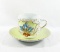 Vintage Flowered Porcelain/Ceramic Cup, and Flowered Porcelain/Ceramic Cup