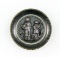 Antique 1.47 Inch Dia. Metal Button