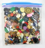 3 Pound Bag of Mixed Vintage & Newer Buttons