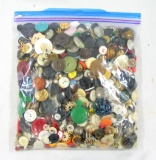 3 Pound Bag of Mixed Vintage & Newer Buttons