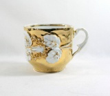 Vintage Gold Mustache Mug