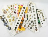 Group of Misc. Mixed Vintage & Newer Buttons. Some Plastic, Some Metal & Ot