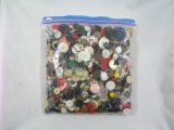 3 Pound Bag of Mixed Vintage & Newer Buttons