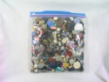 3 Pound Bag of Mixed Vintage & Newer Buttons