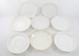 Grouping of 8 Miscellaneous Porcelain/Ceramic Saucers.