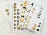 Group of Misc. Mixed Vintage & Newer Buttons. Some Plastic, Some Metal & Ot