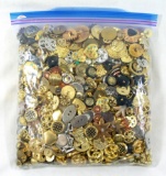 3 Pound Bag of Mixed Vintage & Newer Buttons