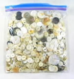 3 Pound Bag of Mixed Vintage & Newer Buttons