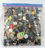 3 Pound Bag of Mixed Vintage & Newer Buttons