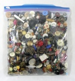 3 Pound Bag of Mixed Vintage & Newer Buttons