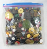 3 Pound Bag of Mixed Vintage & Newer Buttons