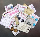 Group of Misc. Mixed Vintage & Newer Buttons. Some Plastic, Some Metal & Ot