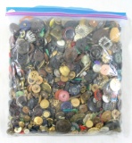 3 Pound Bag of Mixed Vintage & Newer Buttons