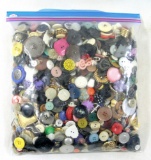 3 Pound Bag of Mixed Vintage & Newer Buttons