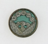 Antique 1 Inch Dia. Metal Button