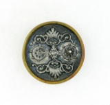 Antique 1 Inch Dia. Metal Button