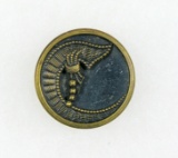 Antique 1.12 Inch Dia. Metal Button
