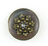 Antique 1.31 Inch Dia. Metal Button