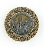 Antique 1.49 Inch Dia. Metal Button