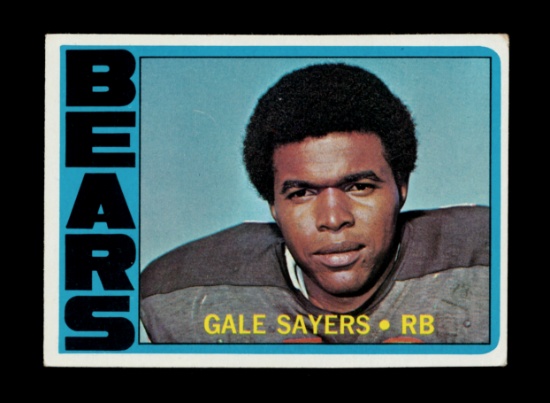1972 Topps Football Card #110 Hall of Famer Gale Sayers Chicago Bears