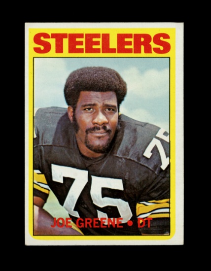 1972 Topps Football Card #230 Hall of Famer Joe Greene Pittsburgh Steelers.