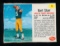 1962 Post Cereal Hand Cut Football Card #12 Hall of Famer Bart Starr Green