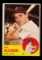 1963 Topps Baseball Card #75 Bob Allison Minnesota Twins