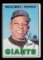 1967 Topps Baseball Card #200 Hall of Famer Willie Mays San Francisco Giant