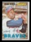 1967 Topps Baseball Card #250 Hall of Famer Hank Aaron Atlanta Braves