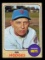1968 Topps Baseball Card #27 Gil Hodges New York Mets Manager
