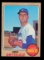 1968 Topps Baseball Card #145 Hall of Famer Don Drysdale Los Angeles Dodger
