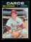 1971 Topps ROOKIE Baseball Card #117 Rookie Hall of Famer Ted Simmons St Lo