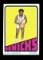 1972 Topps Basketball Card #73 Earl Monroe New York Knicks