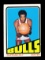 1972 Topps Basketball Card #91 Clifford Ray Chicago Bulls