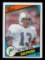 1984 Topps ROOKIE Football Card #123 Rookie Hall of Famer Dan Marino Miami